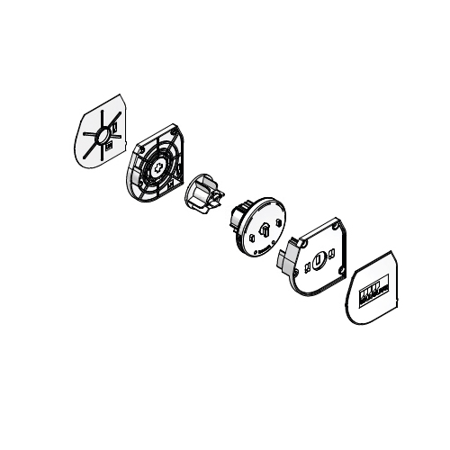 SYSTEM 45 CASSETTE SLIDELOCK STANDARD PIN LH