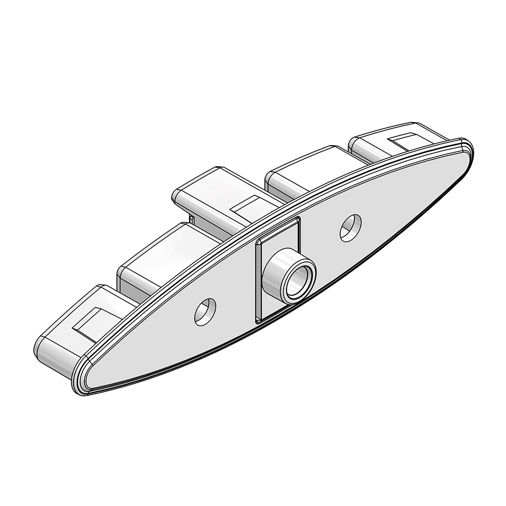 63MM SPRING LOUVER END CAP ARCTIC
