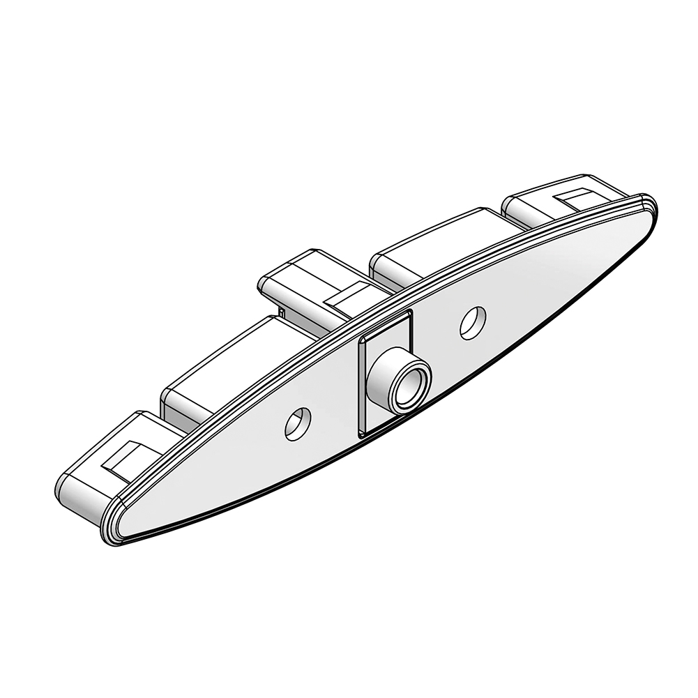 76MM SPRING LOUVER END CAP COTTON