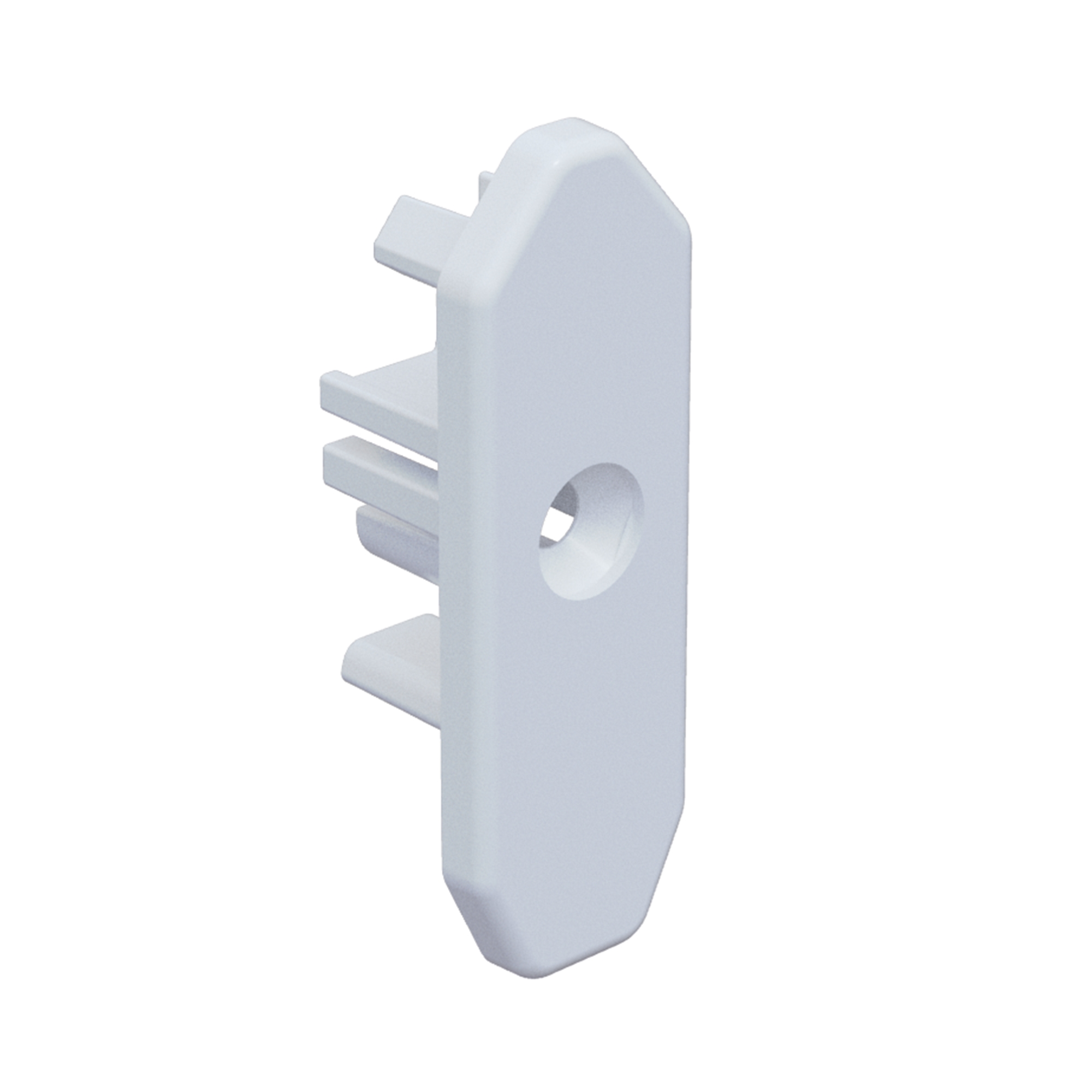 SMART RAIL END CAP - BOTTOM BAR - 2 PART BLACK