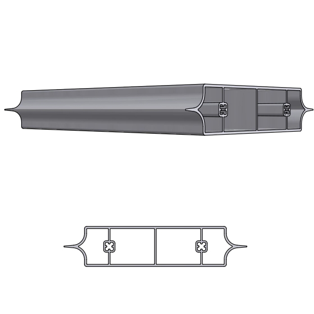 85MM FIXED PITCH DIVIDER RAIL ARCTIC